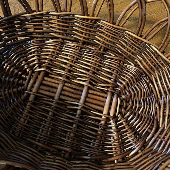 Brown woven basket  - Picture 3 of 3